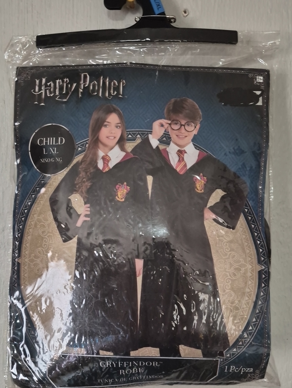 Harry Potter Robe Gryffindor Robe Preowned With Glasses Halloween Child L/XL